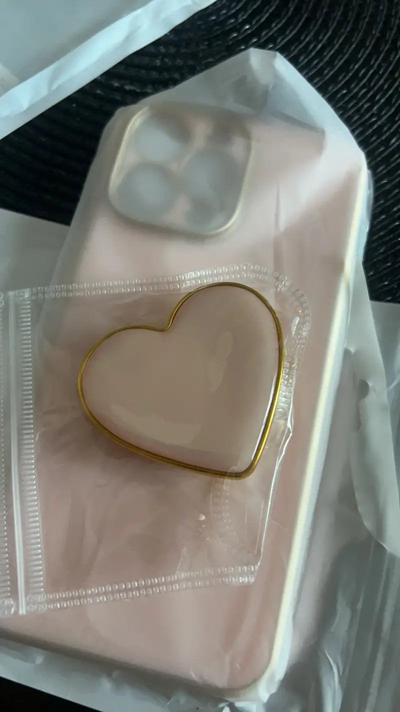 $5 and Low - Heart Shape Stand Phone Case For Apple iPhone