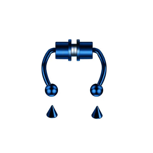$5 and Low - Stainless Steel Magnetic Septum Nose Ring, Body Jewelry For Men 1/2/5pcs