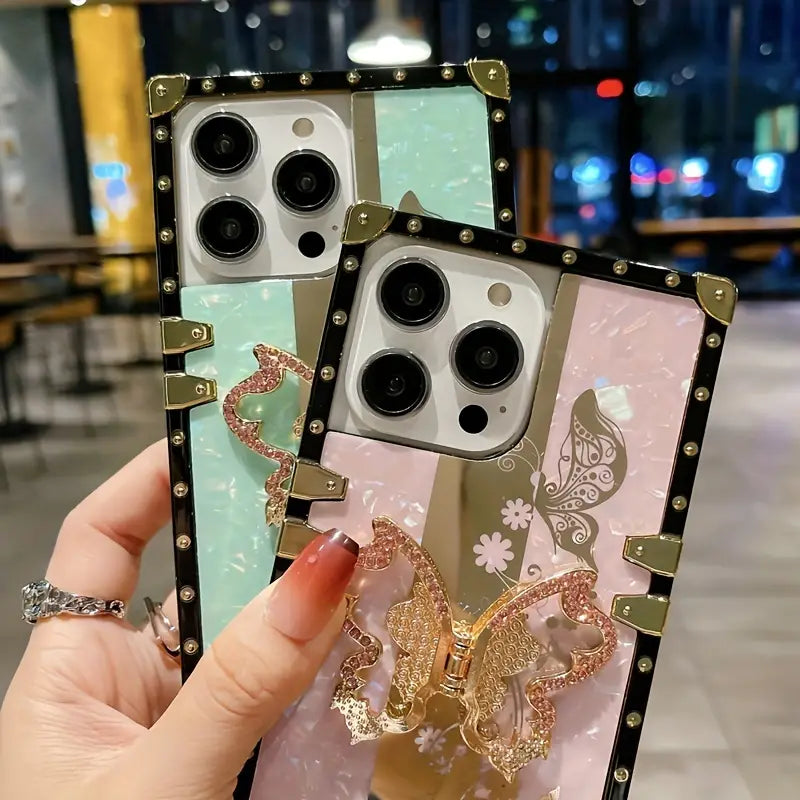 $5 and Low - Luxury Designer Fashion Butterfly Glitter Phone Stands Cases