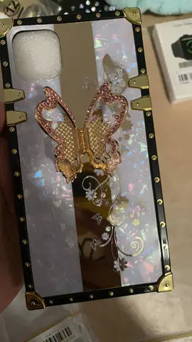 $5 and Low - Luxury Designer Fashion Butterfly Glitter Phone Stands Cases