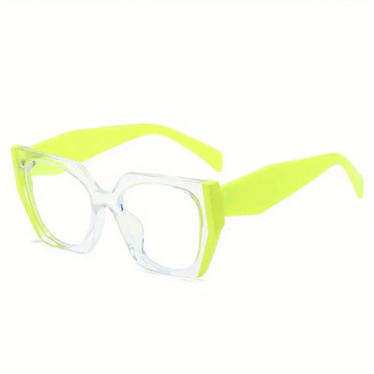 $5 and Low -  Blue Light Blocking Glasses Oversized Cat Eye Vintage Frame Clear Lens Computer Glasses