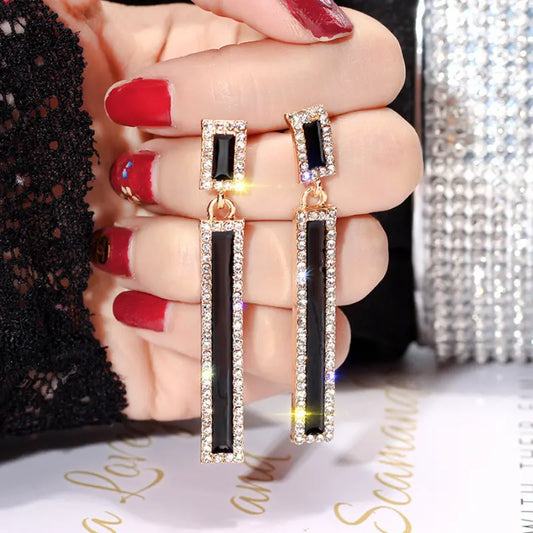 $5 and Low - Sparkly Rhinestone Chandelier Drop Dangle Earrings Elegant