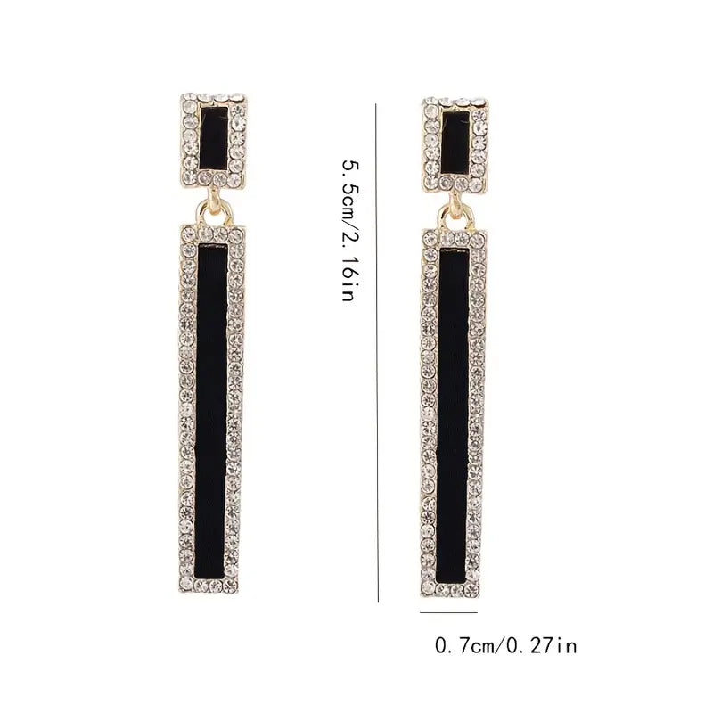 $5 and Low - Sparkly Rhinestone Chandelier Drop Dangle Earrings Elegant