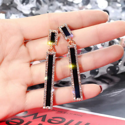 $5 and Low - Sparkly Rhinestone Chandelier Drop Dangle Earrings Elegant