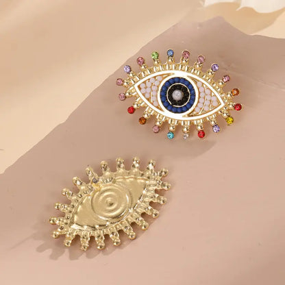 $5 and Low - Ladies Jewelry Evil Eye Stud Earrings