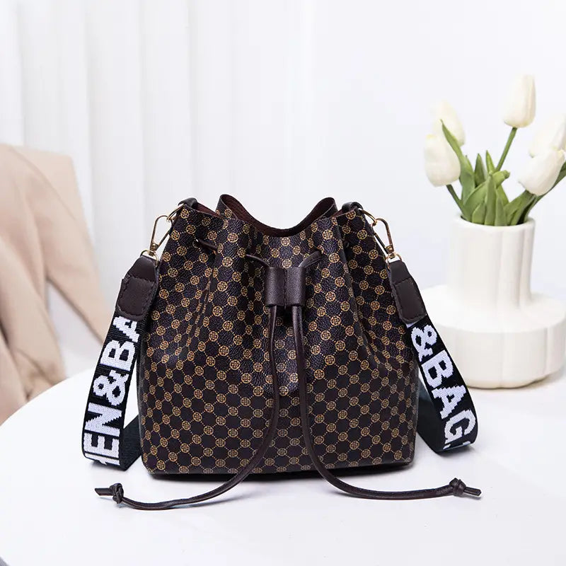 $5 and Low - Mini Drawstring Design Bucket Bag