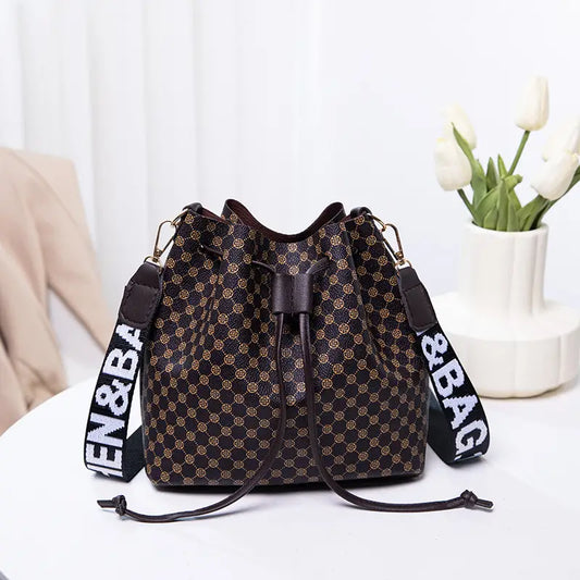 $5 and Low - Mini Drawstring Design Bucket Bag
