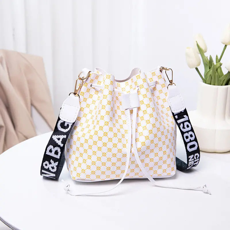 $5 and Low - Mini Drawstring Design Bucket Bag