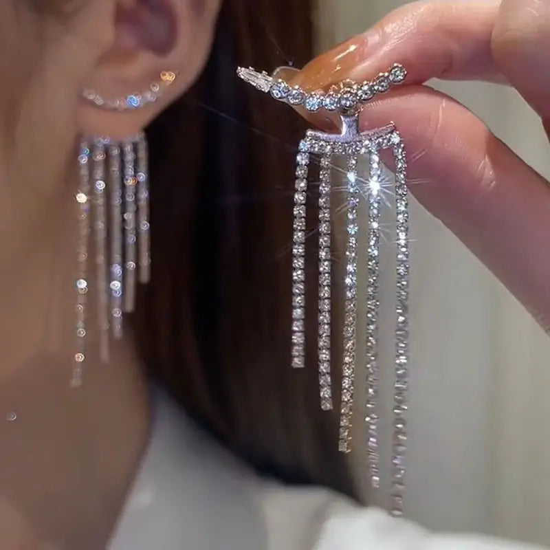 $5 and Low - Creative Elegant Trendy Luxury Tassel Ear Climber