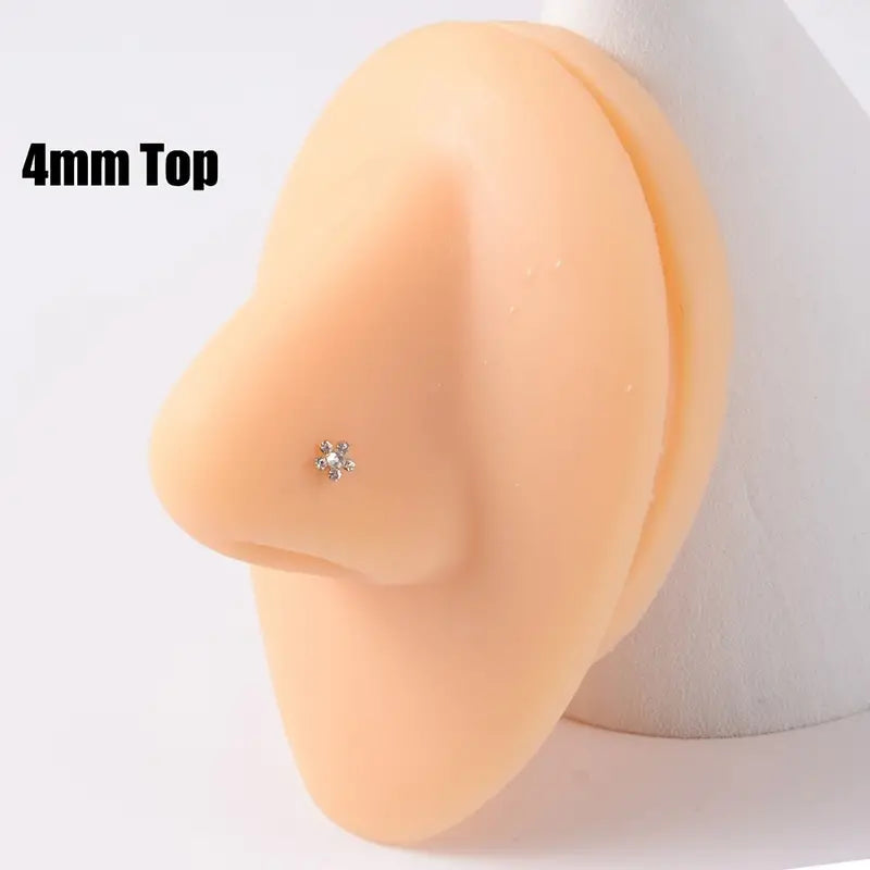 $5 and Low - Nose Stud Piercing Kit - Self Install Disposable