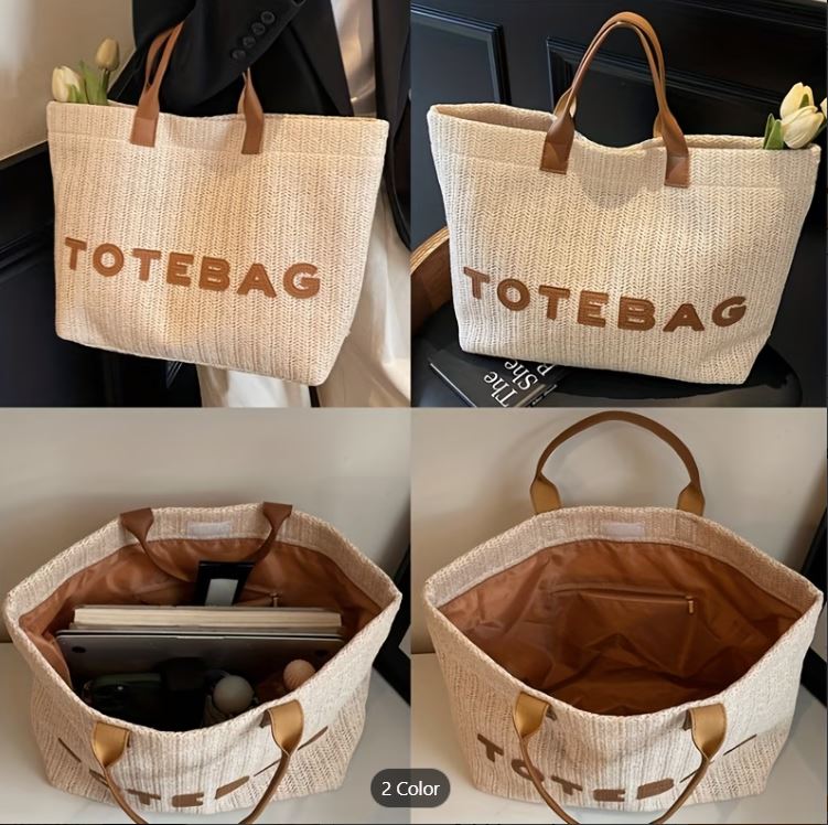 $5 and Low -Woven TOTEBAGS for Women inspired by MJ