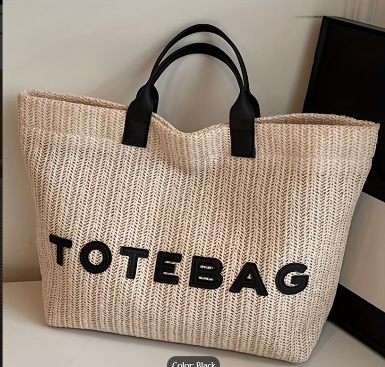 $5 and Low -Woven TOTEBAGS for Women inspired by MJ
