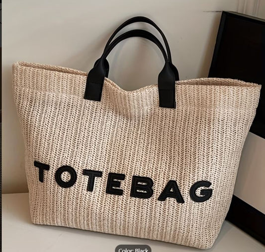 $5 and Low -Woven TOTEBAGS for Women inspired by MJ