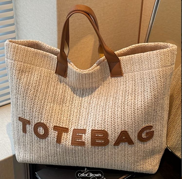 $5 and Low -Woven TOTEBAGS for Women inspired by MJ