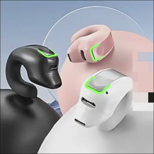 $5  and Low -360° Full View Sound Open Clip  5th Generation Wireless Earbuds with Noise Cancellation, Phone Control, Rechargeable Lithium Polymer Battery, Comfortable Design for Sports, Camping, and Immersive Audio Experience